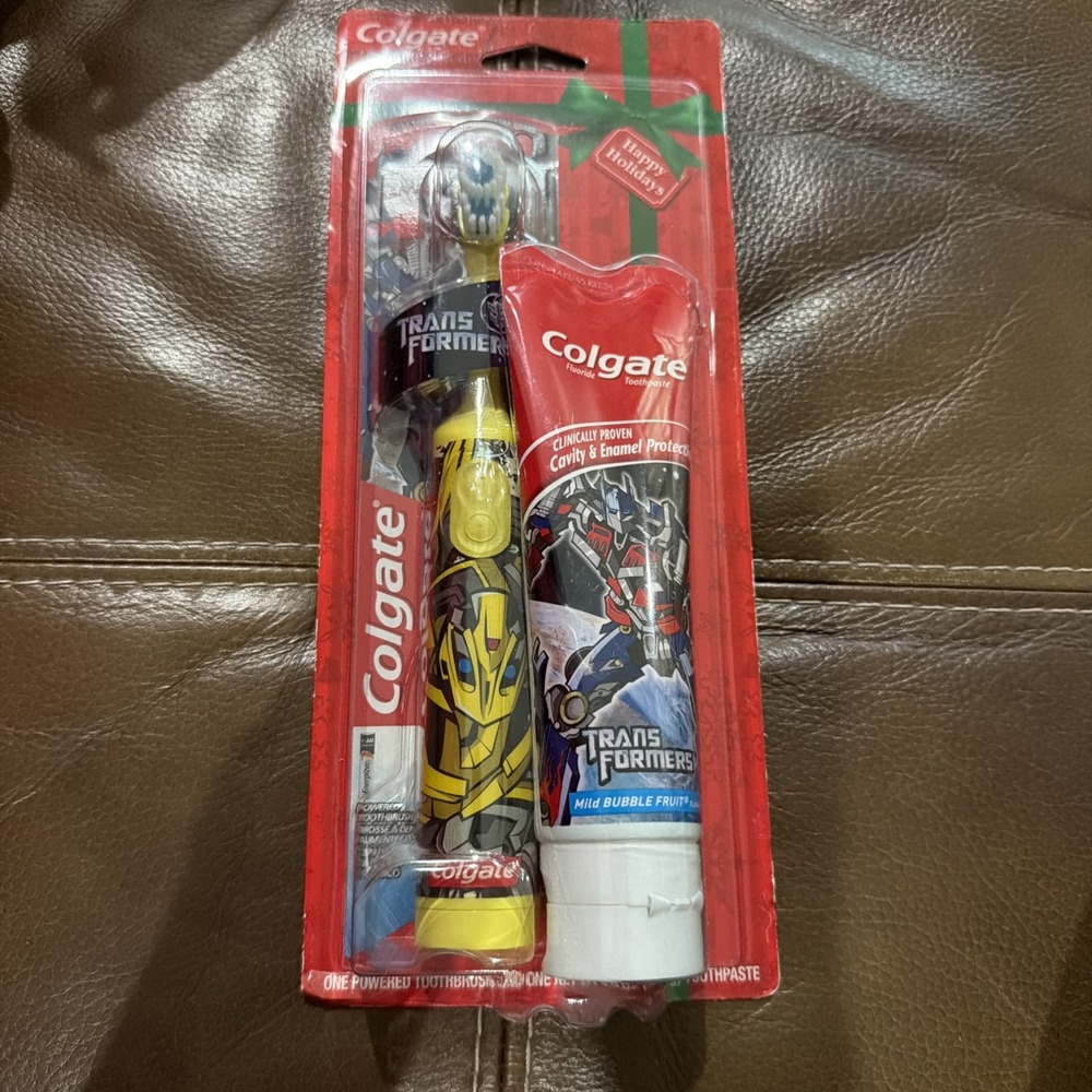 Colgate Transformers Toothbrush Kids OS Multicolor Battery Powered New Sealed